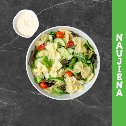 Salad with Farfalle pasta