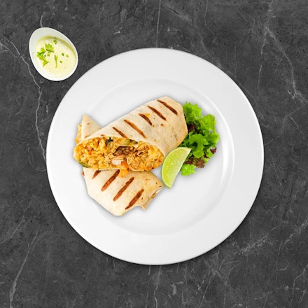  Burrito with chicken 