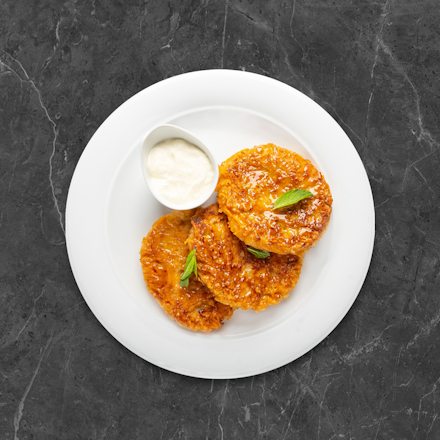 Moliūgų - obuolių  blynai