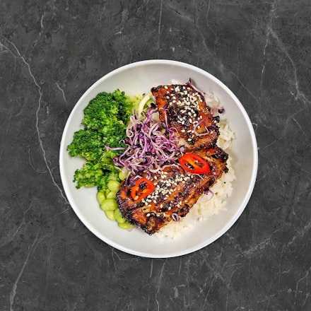 Bowl with Teriyaki Chicken