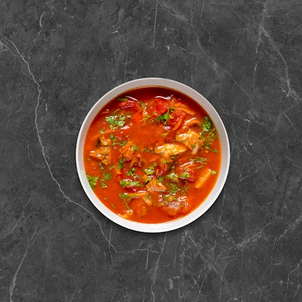 Charcoal soup