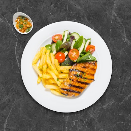 Grilēts vistas cepetis