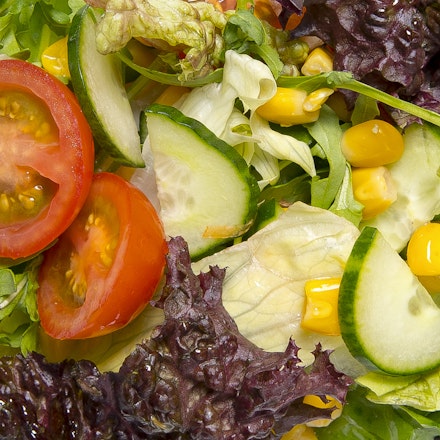  Fresh vegetable side dish with corn