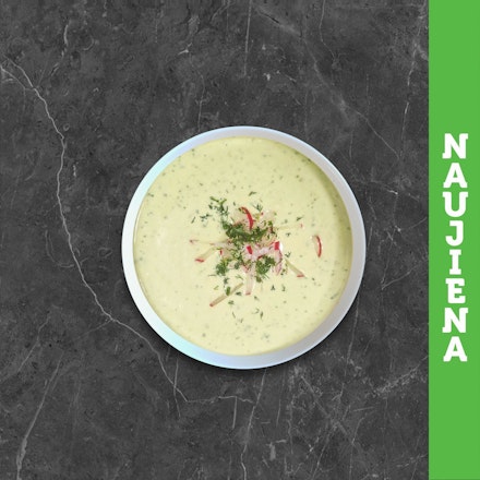 Cold avocado - cucumber soup