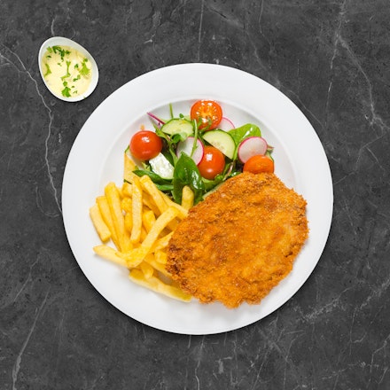 Crispy Austrian schnitzel 