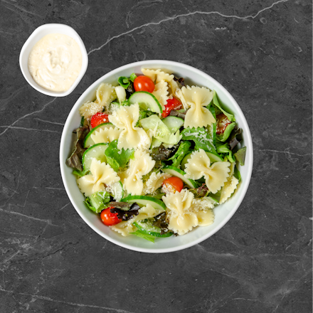 Salad with Farfalle pasta