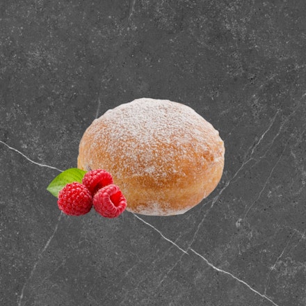 Donut "BEIGNET" with raspberry filling