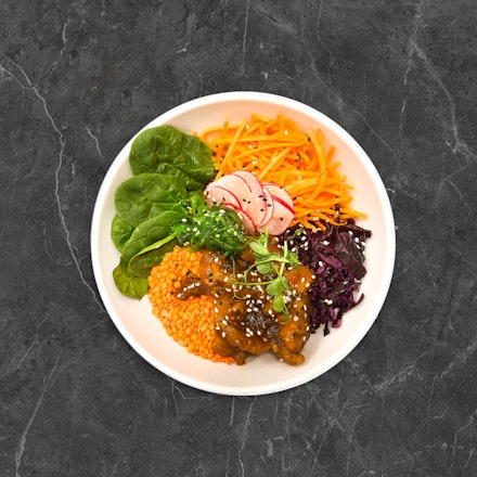 Asian chicken bowl
