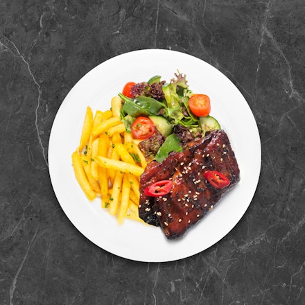 Korean ribs in Hoisin sauce