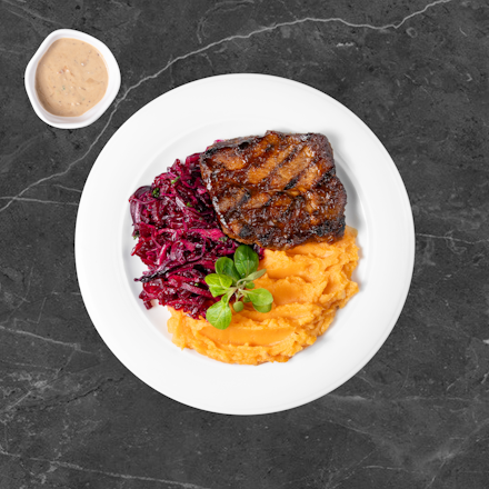 BBQ  kiaulienos sprandinės kepsnys