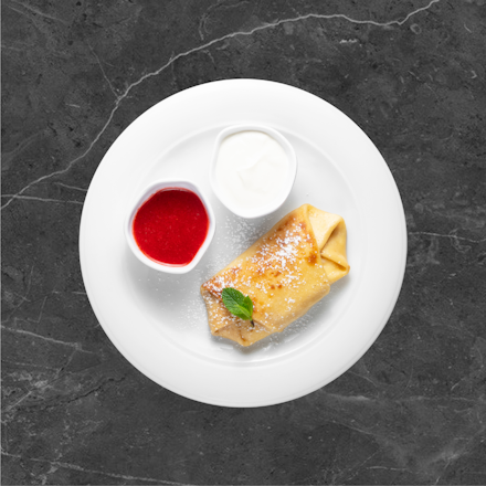 1 vnt. Lietinis su varške 