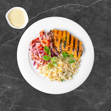 Grilled chicken steak