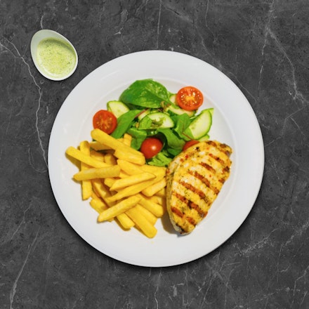 Grilled chicken steak