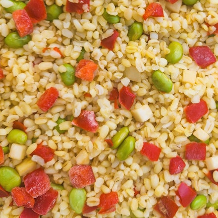 Bulgur with vegetables