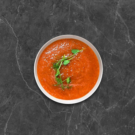 Cold gazpacho soup