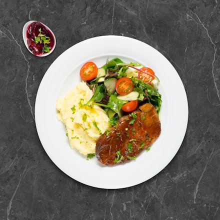 Slow roasted pork neck roast