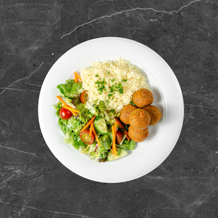 Vegan vegetable falafel