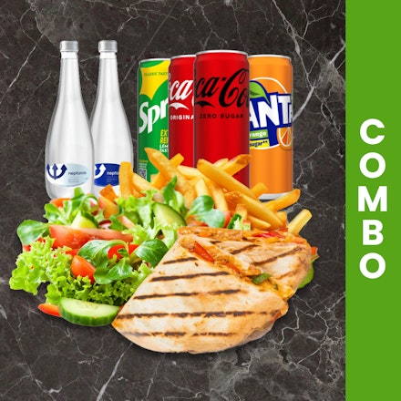 COMBO - Quesadilla su Texas bbq chicken